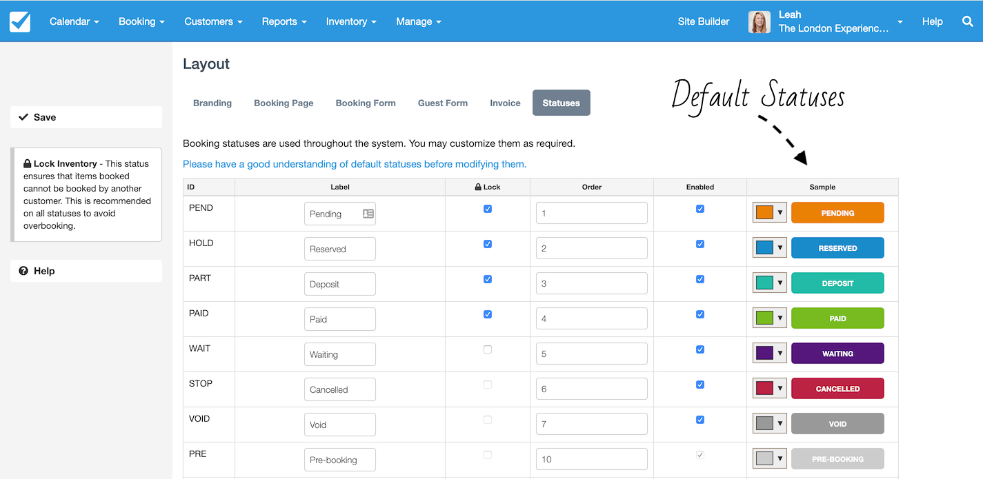 booking-status-status-types-checkfront-support