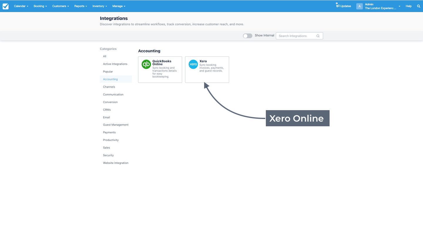 Integrations Xero Online