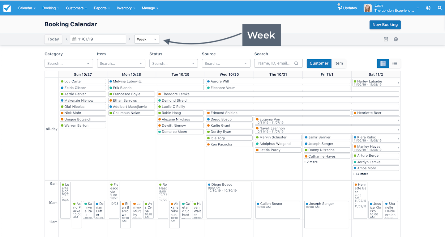 Booking Calendar Introduction Checkfront Support