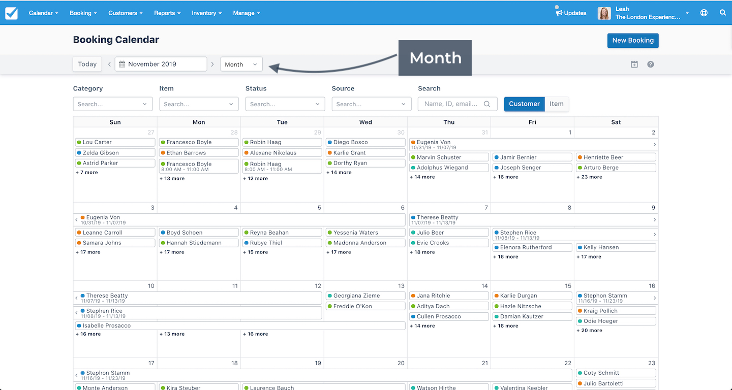 Booking Calendar Introduction Checkfront Support