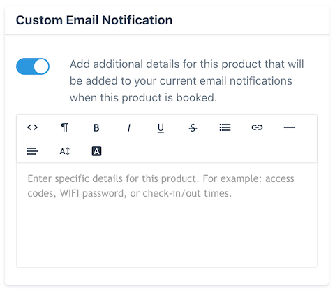 Custom Email Notifications