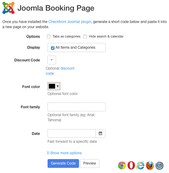 Joomla Booking