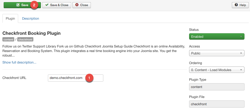 Joomla Host URL
