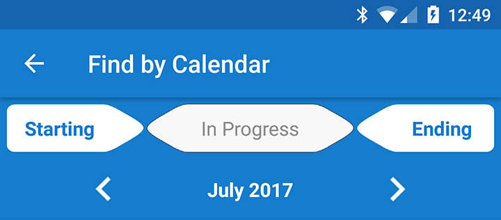 Find By Calendar Filters