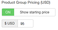 Item Product Group Pricing