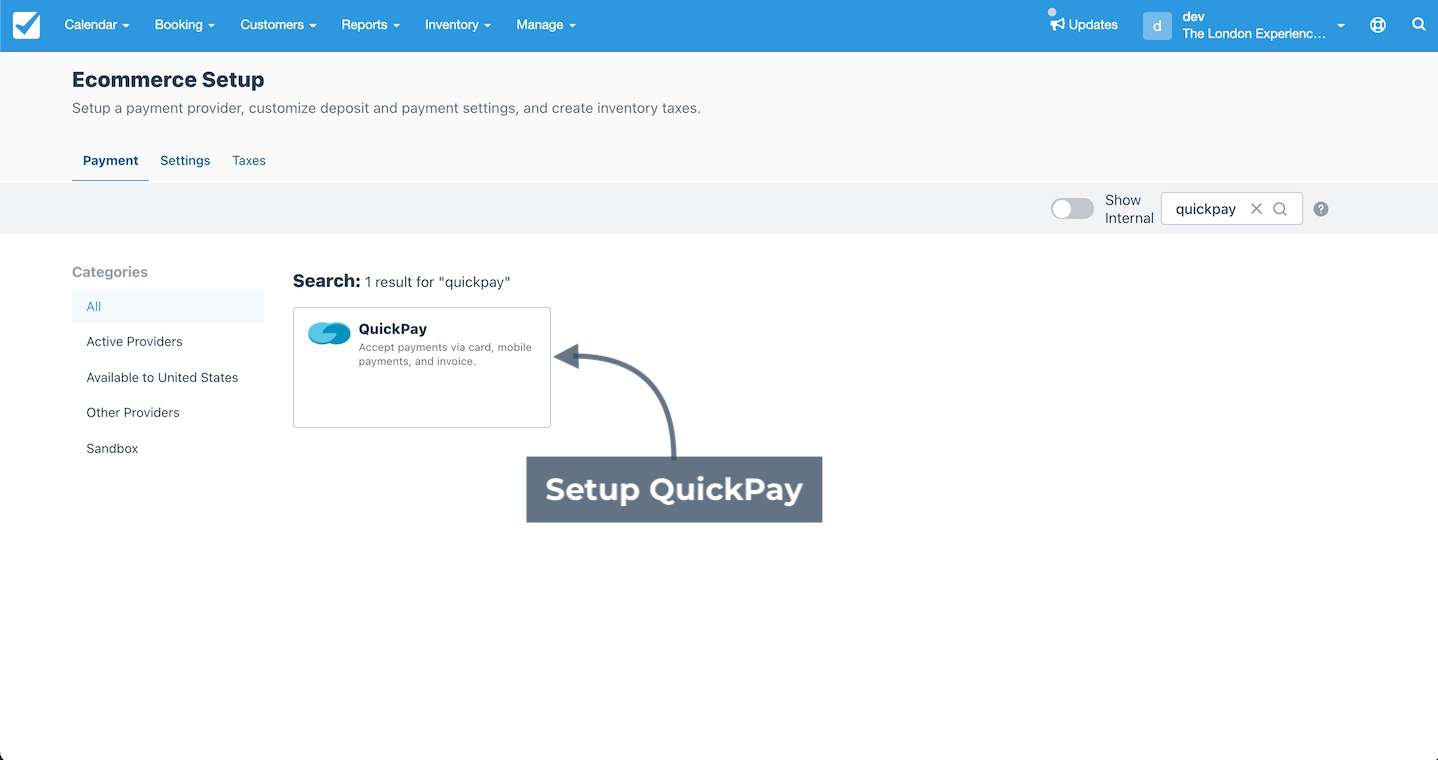 QuickPay Tile