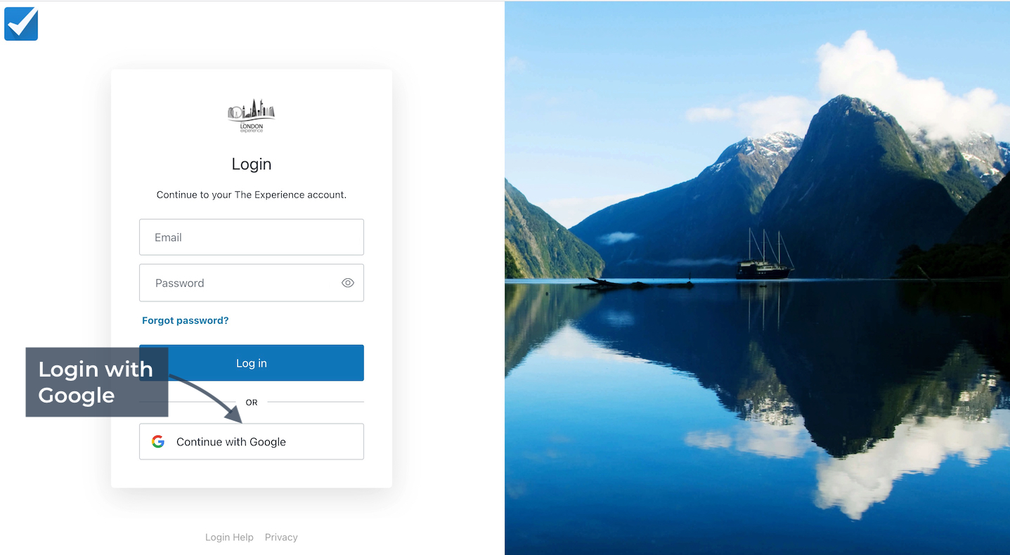 Signing in with Google