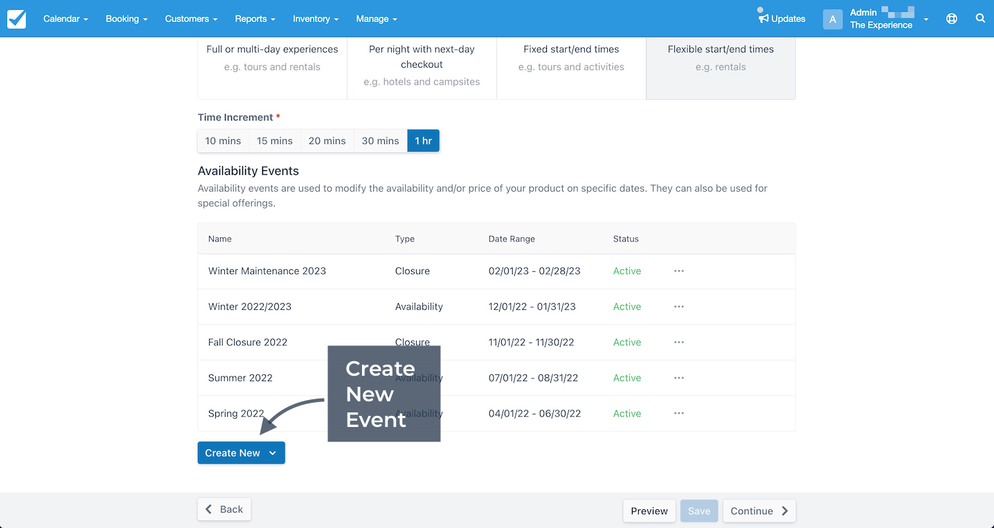 Create Event