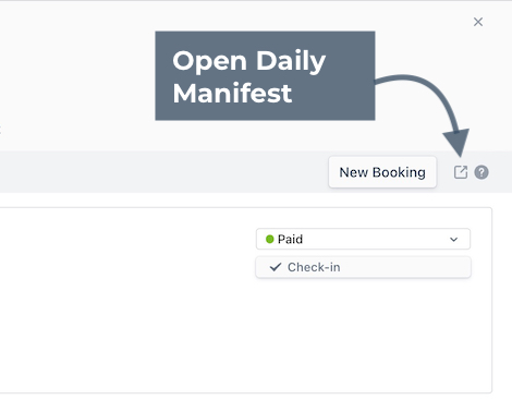 Open Daily Manifest