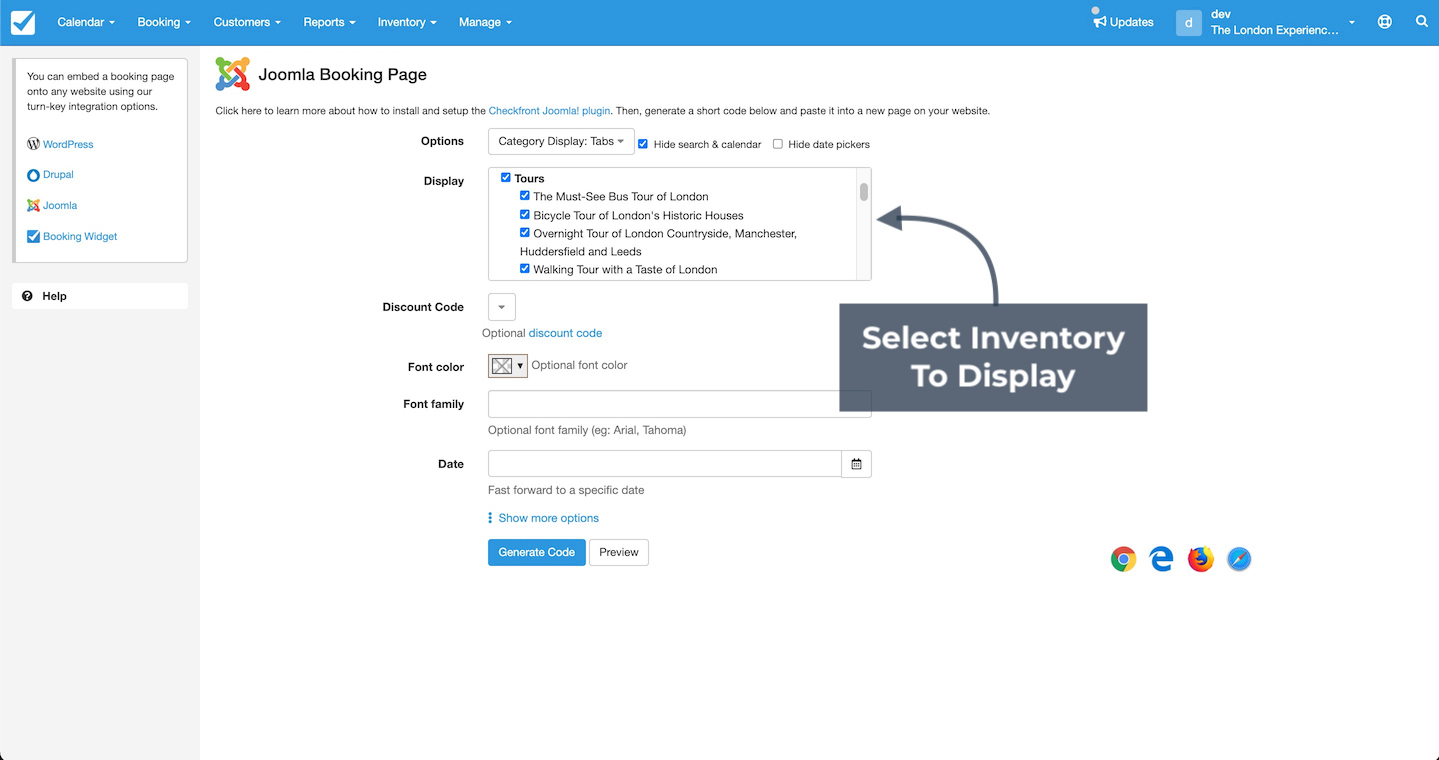 Joomla Category Display Setting